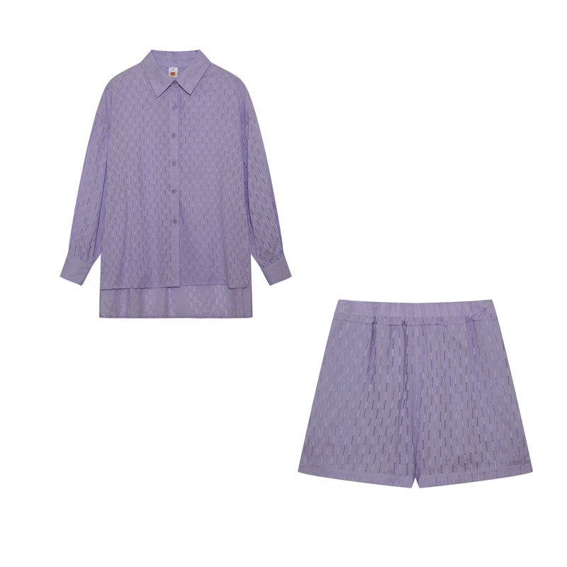 Liz | Luchtig shirt and shorts set