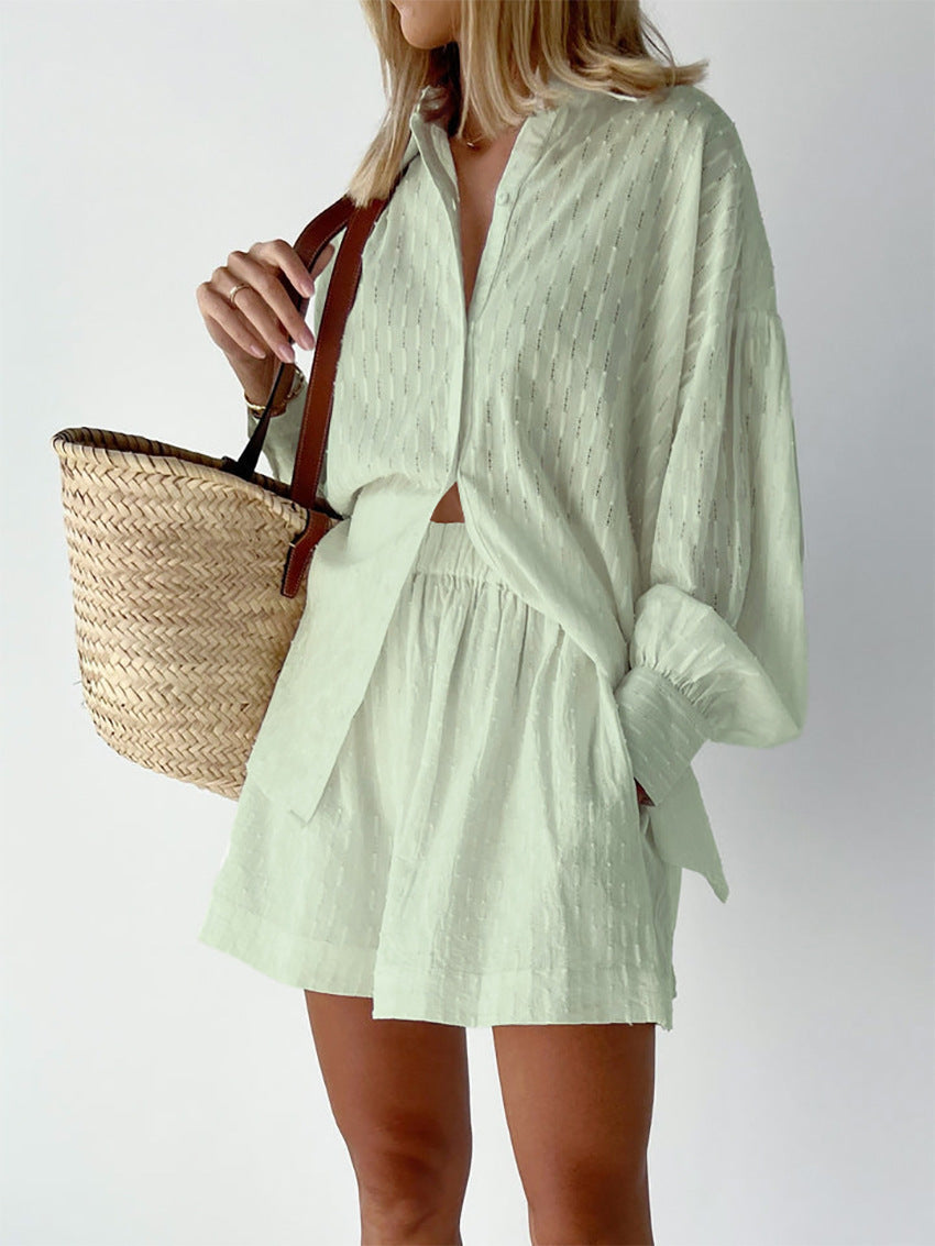 Liz | Luchtig shirt and shorts set