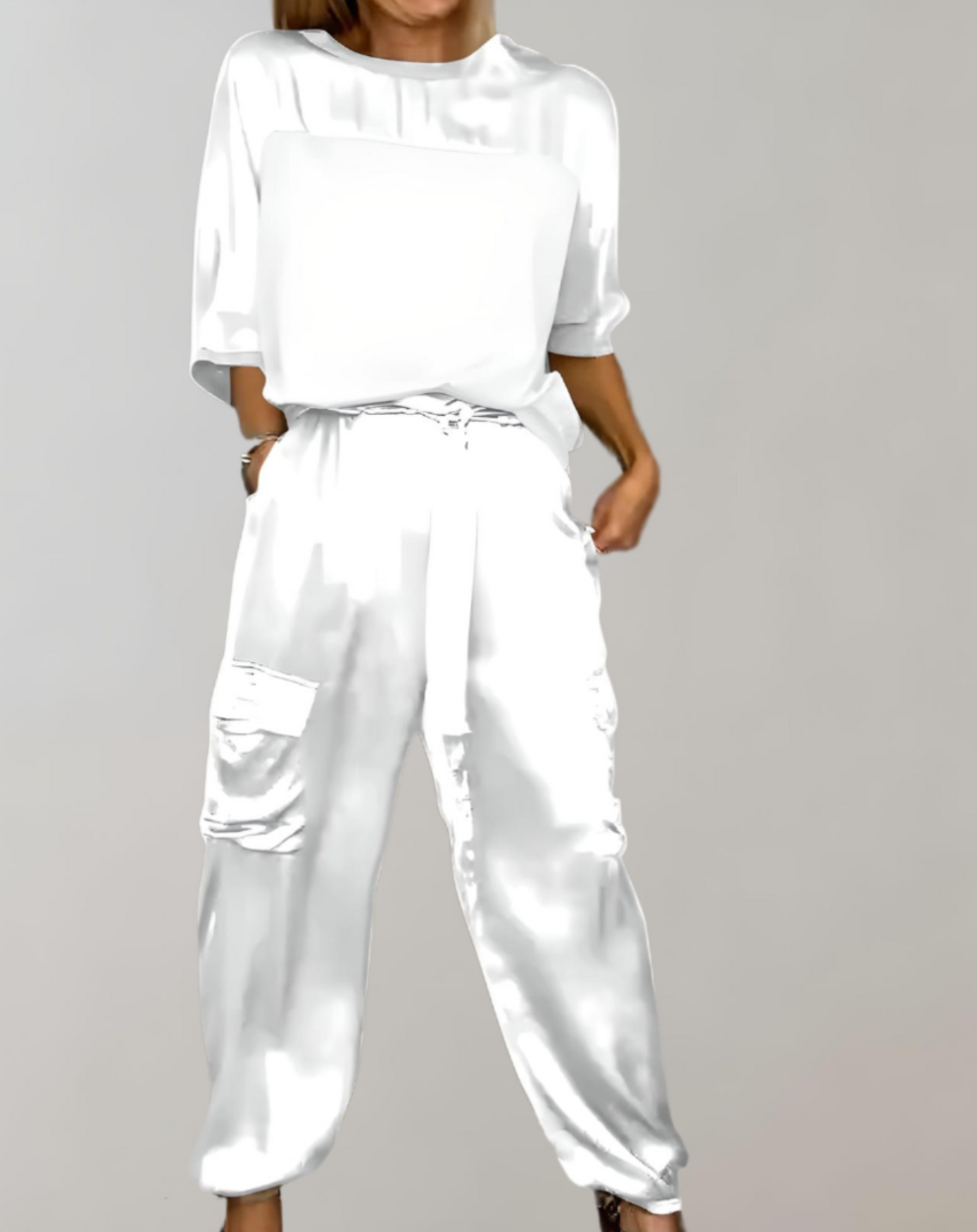 Filiz | Zijden cargo lounge set