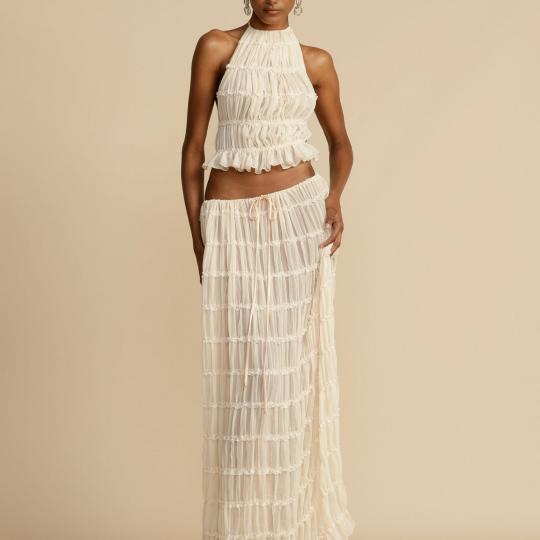 Wendy | Halter top en rok set