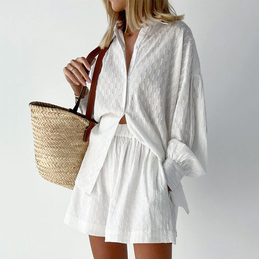 Liz | Luchtig shirt and shorts set