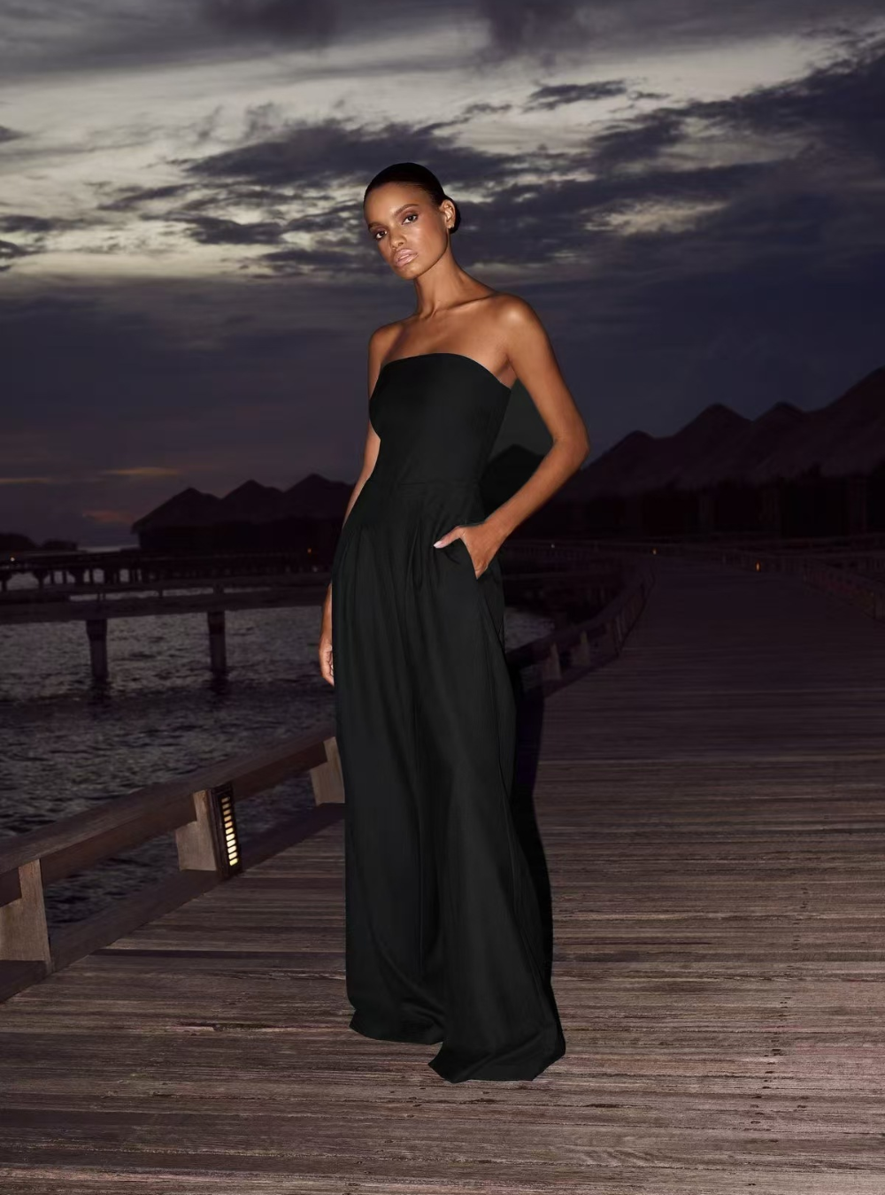 Sofia | Klassieke hoge taille mouwloze romper